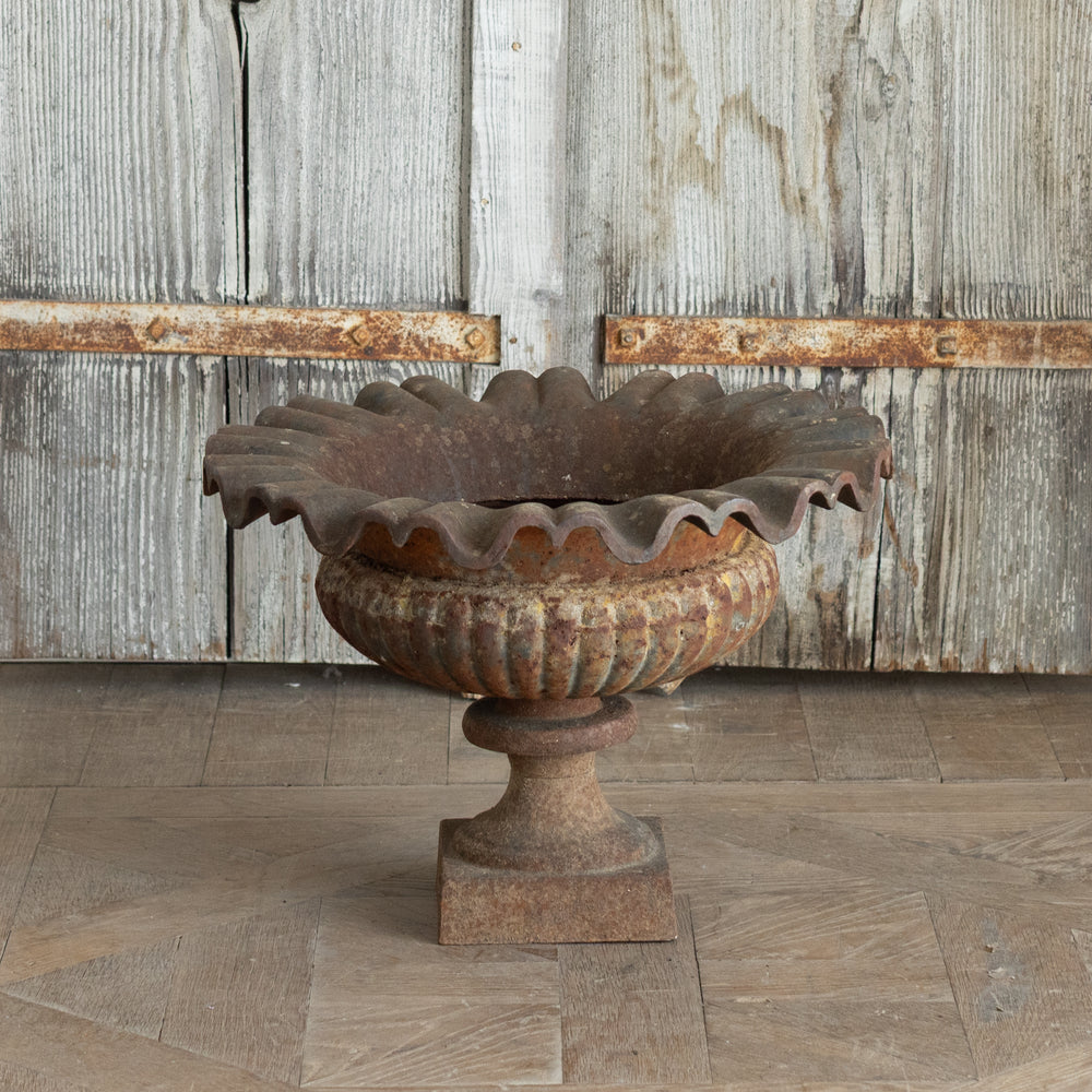 Small Antique Iron Urn