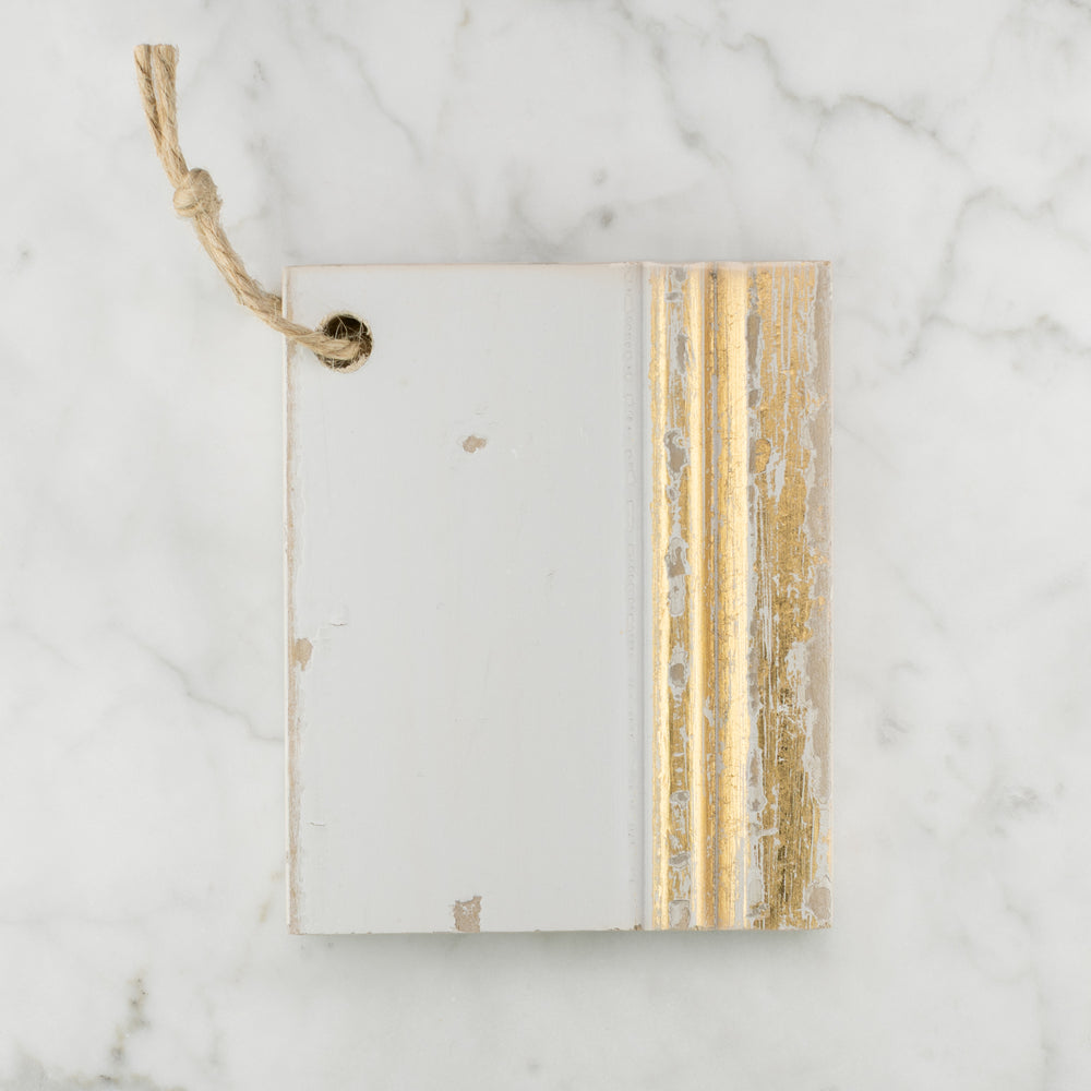 Wood Finish Sample in Gold Two-Tone
