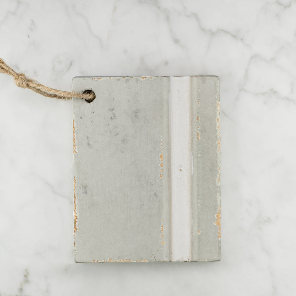Wood Finish Sample in Gustavian Grey and Grain Sack