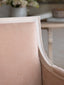 Hugo Bergère in Peach Blossom Chenille and Pale Ashwood Finish