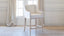 Extra Slipcover in Whispy White Linen for Scandinavian Counter Chair