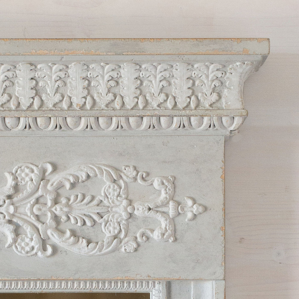 Wood Finish Sample in Gustavian Grey and Grain Sack