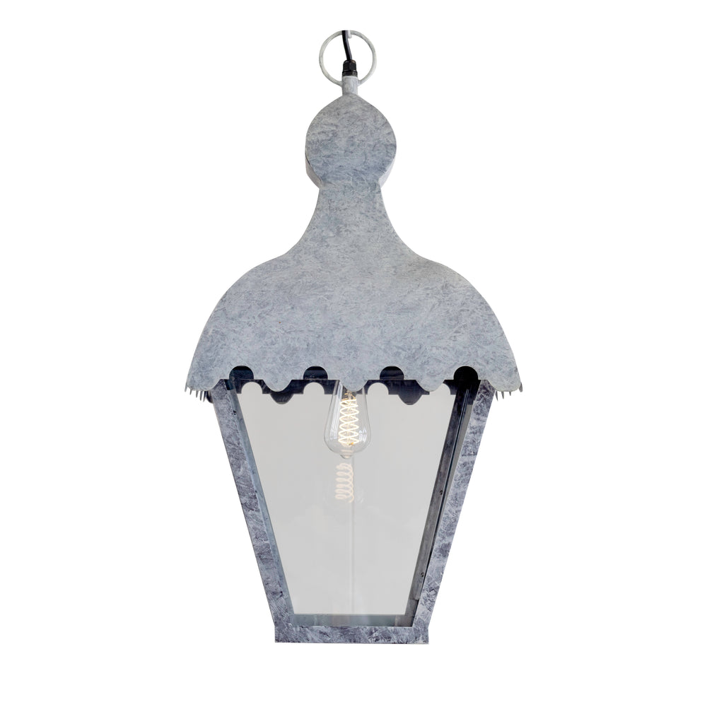 Coco Lantern in French Zinc Finish