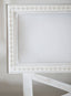 Upholstery Sample in White Leather