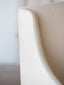 Scandinavian Dining Chair in Aged Beige Leather and Worn Oak Finish