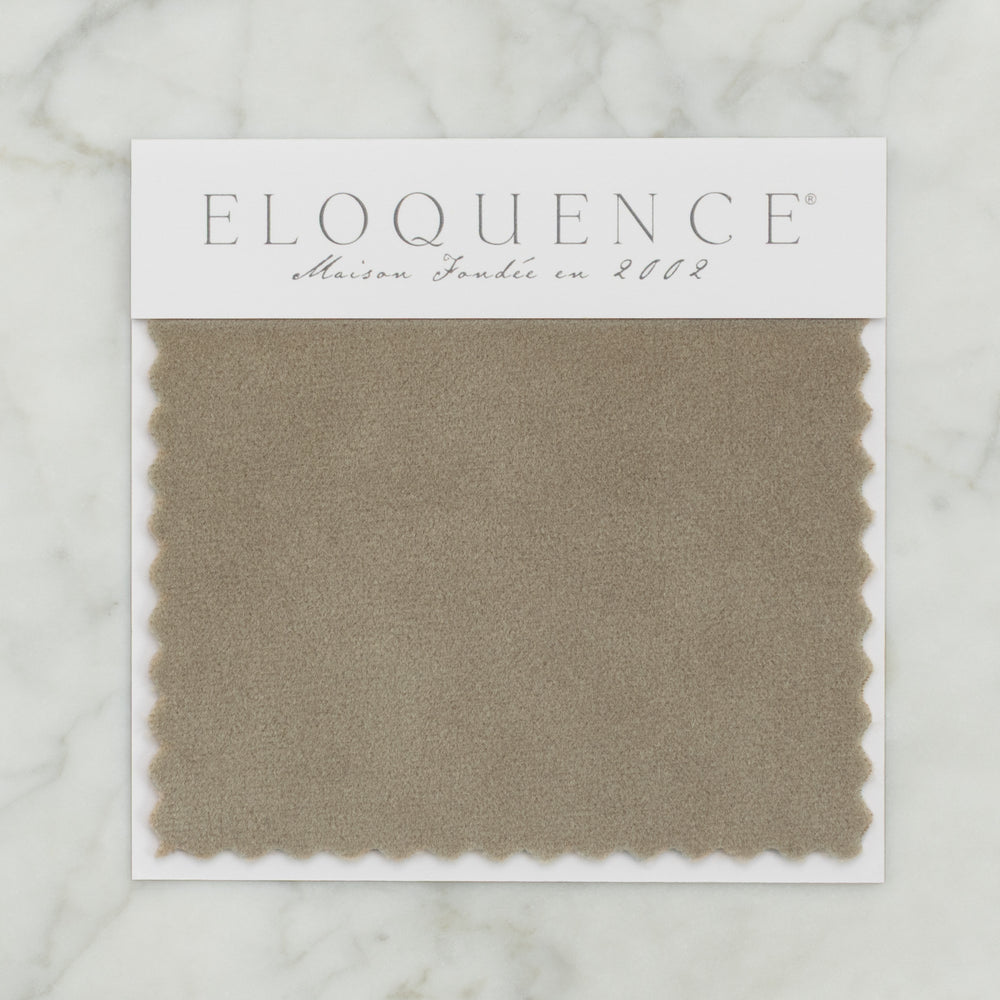 Upholstery Sample in Mocha Velvet