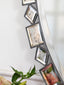 Round Eternity Mirror in Tarnished Steel Finish