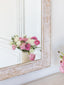 Belrose Mirror in Chipped White Finish