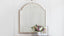 Grande Astier Mirror in Chipped White Finish