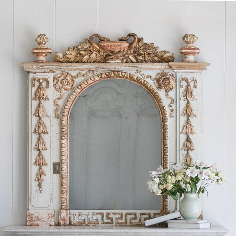 Ornate Antique Gilt Mirror