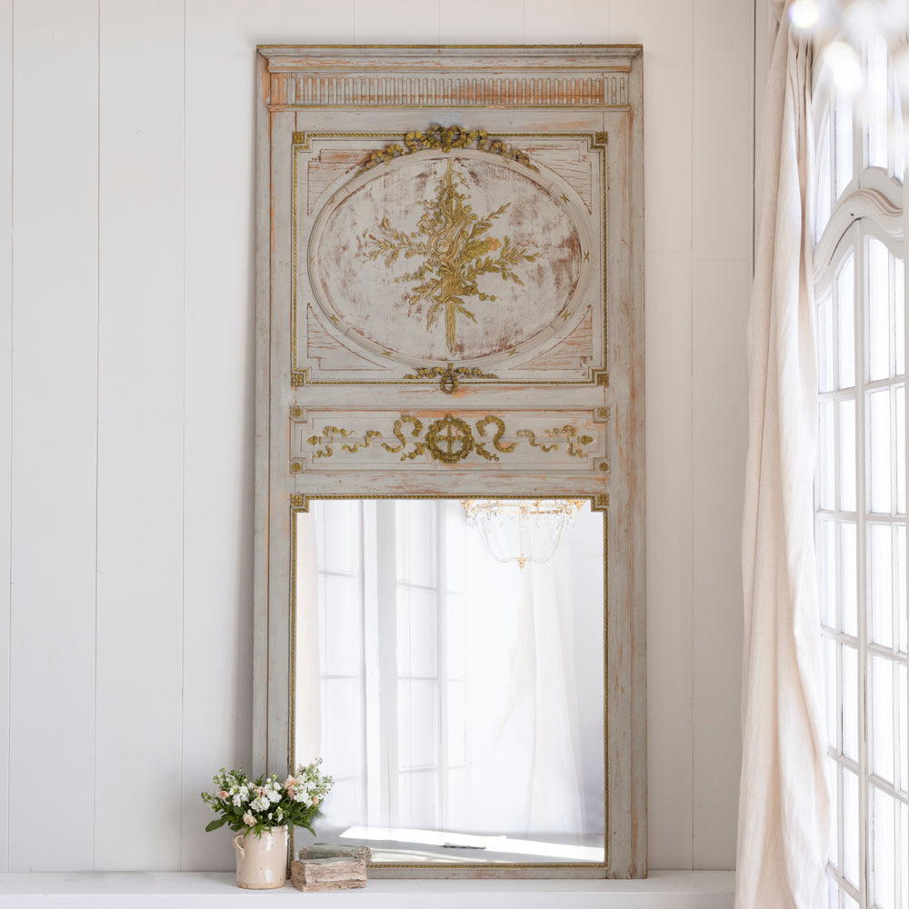 Grande Trumeau with Floral Detail