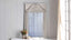 Antique Cream and White Trumeau Mirror