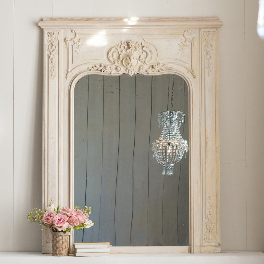 Antique Louis XV Trumeau Mirror