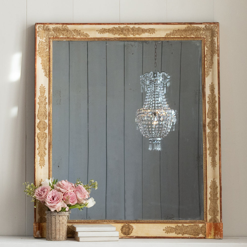 Antique Gold Empire Mirror