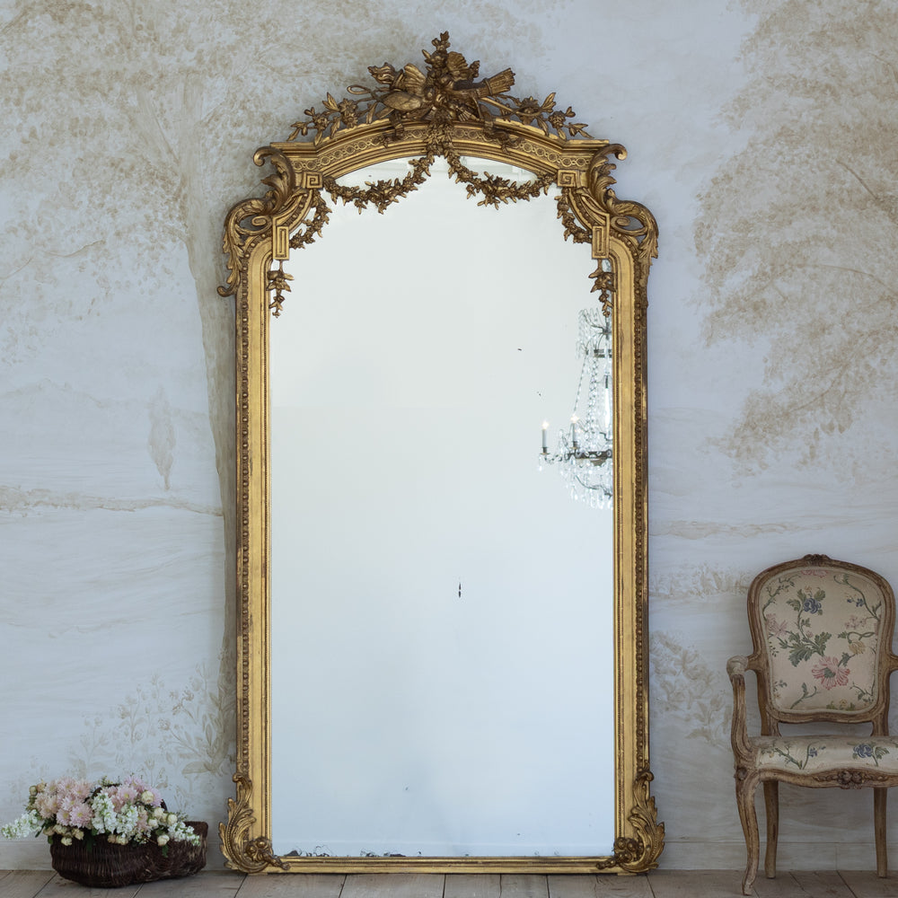 Antique Louis XV Gilt Mirror