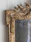 Antique French Napoleonic Cameo Mirror with olive Leaf Detail