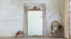 Antique French Trumeau Mirror with Garland