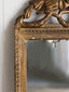 Antique Petite Gilt Mirror with Ribbon Detail