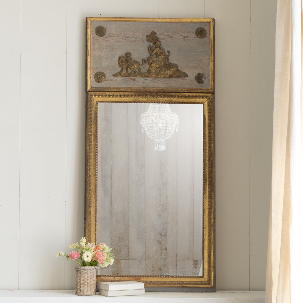 Antique Empire Trumeau Mirror