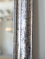 Antique French Mirror in Silver Finish