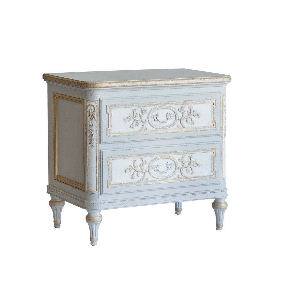 Bronte Nightstand in Fleur de Lis Finish
