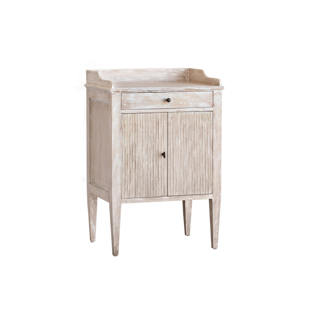 St. Lucia Nightstand in White Pepper Finish