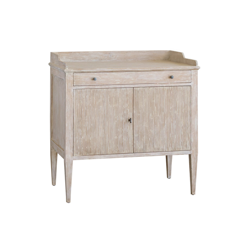 Grande St. Lucia Nightstand in White Pepper Finish
