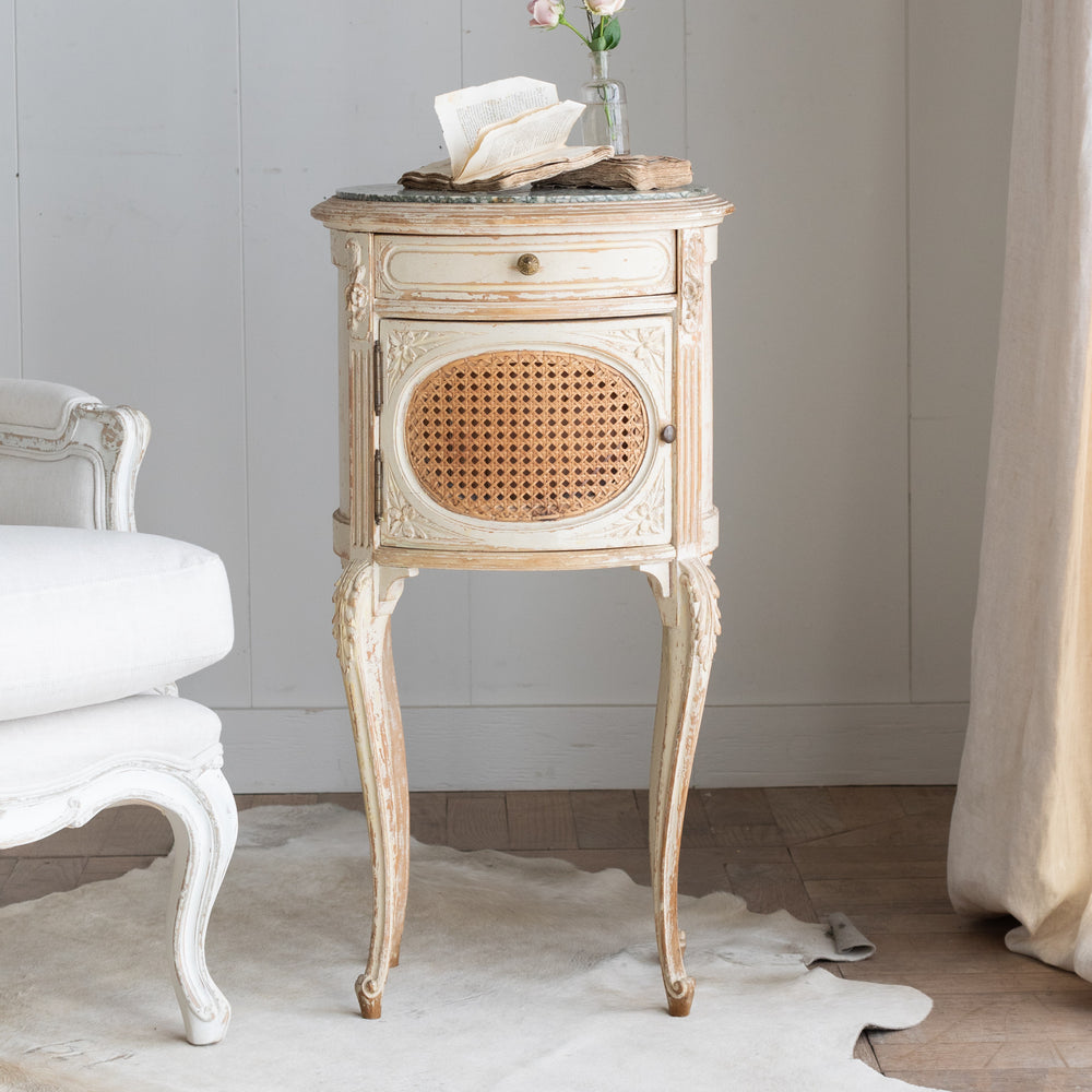 Antique Cane Nightstand