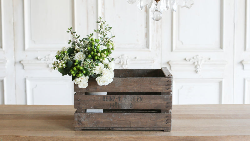 Antique Wooden Market Crates