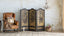 Antique Hand-Painted Harvest Scene Partition Screen
