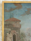 Antique Flanders Port Scene Painting