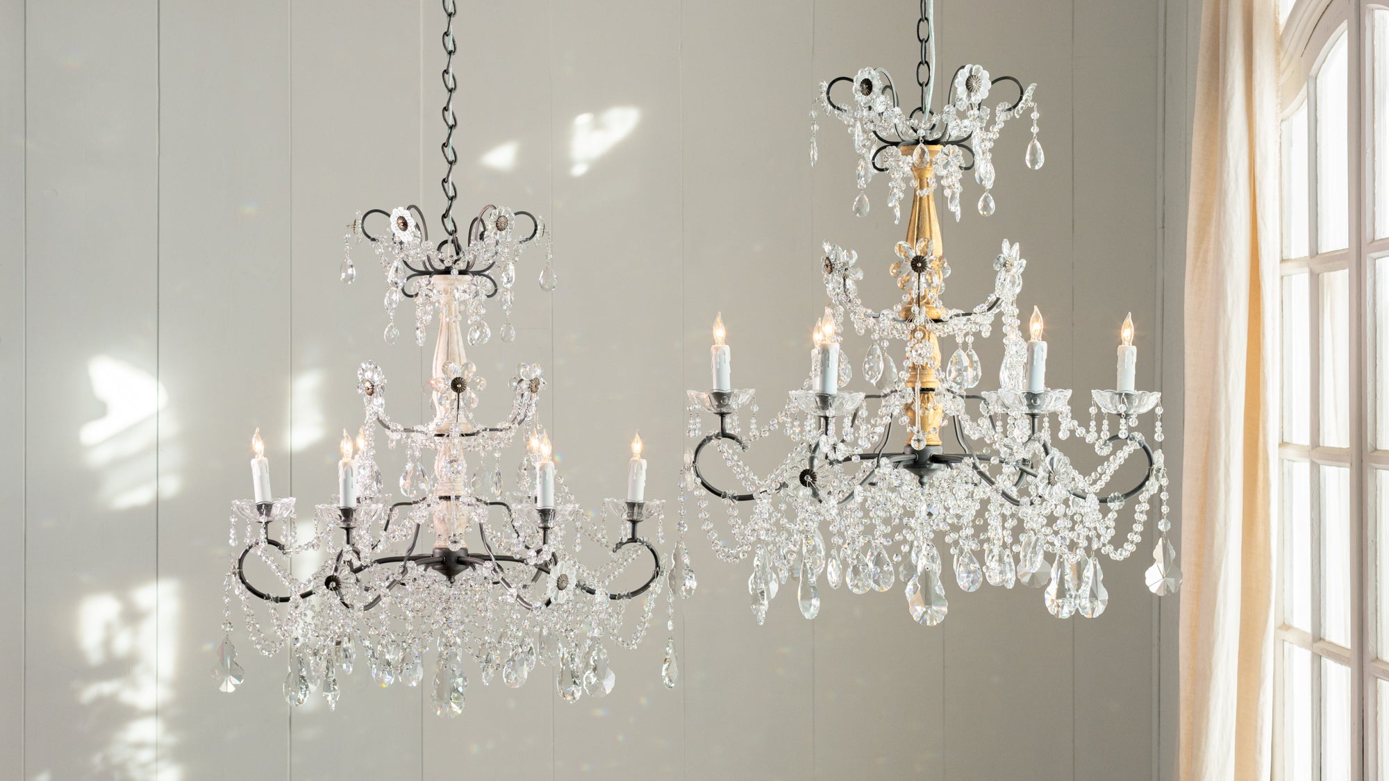 Parisa Chandelier in Aged Gold Finish – Eloquence