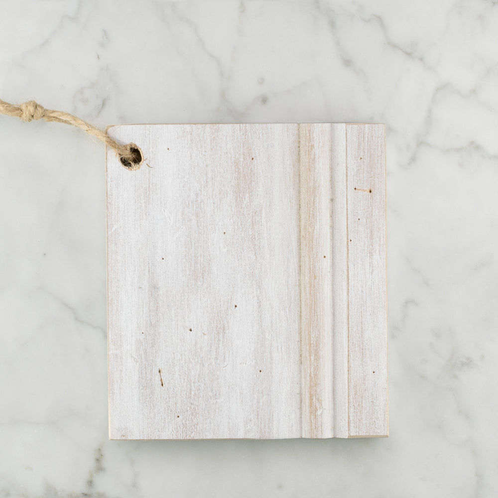 Wood Finish Sample in Saltwater White