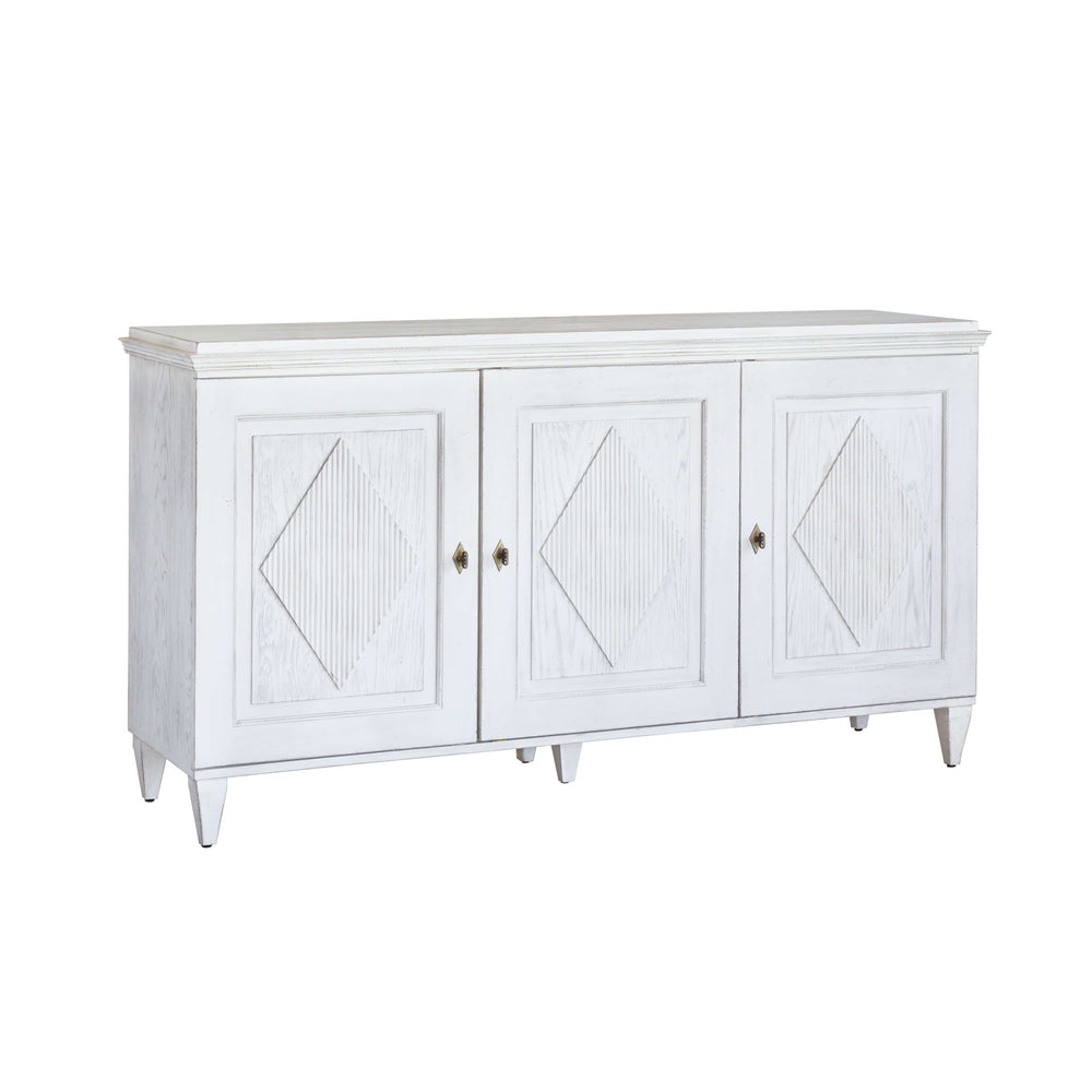 Caspian Sideboard in Gustavian White Finish