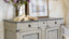 Flemish Antique Painted Sideboard with Diamond Detail