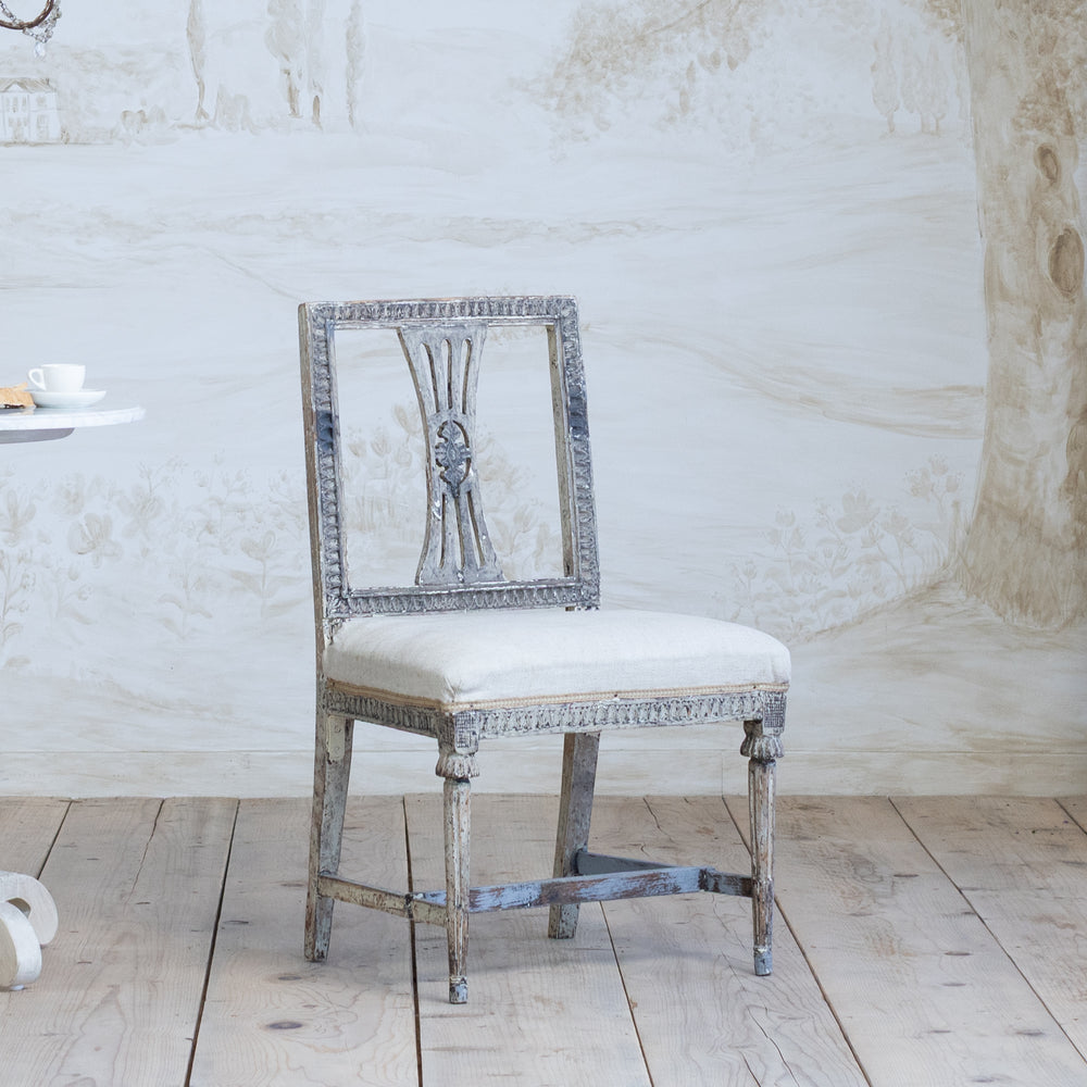 Antique Swedish Gustavian Side Chair