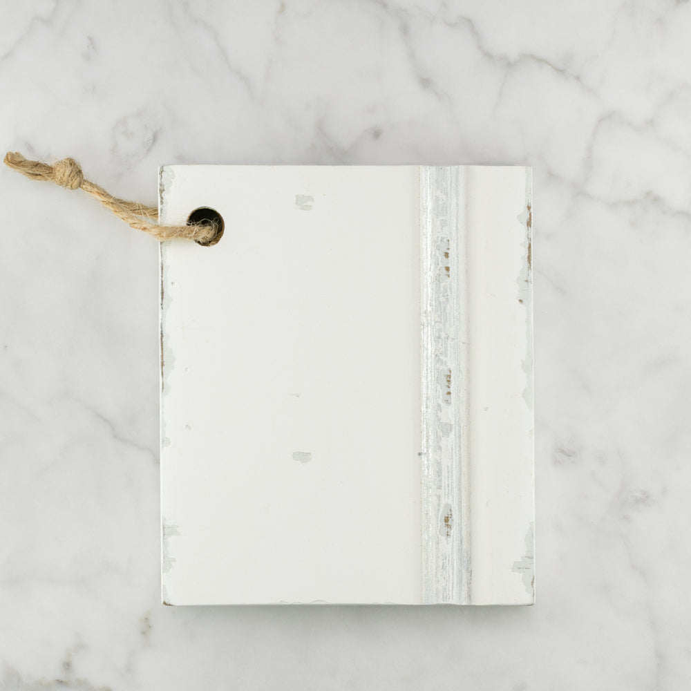 Wood Finish Sample in Silver Two-Tone