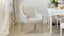 Scandinavian Dining Chair in Harvest Linen Slipcover and Worn Oak Finish