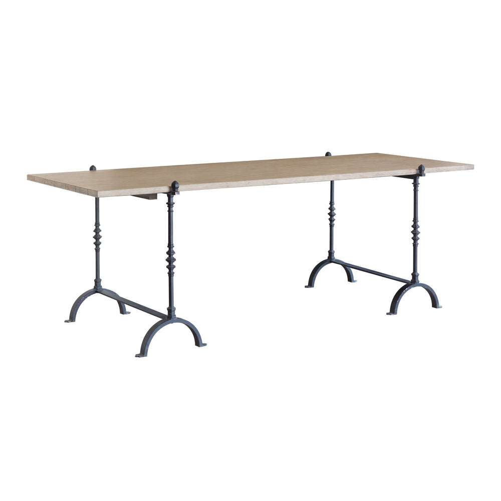 St. Remy Trestle Dining Table in Farmhouse Oak Finish