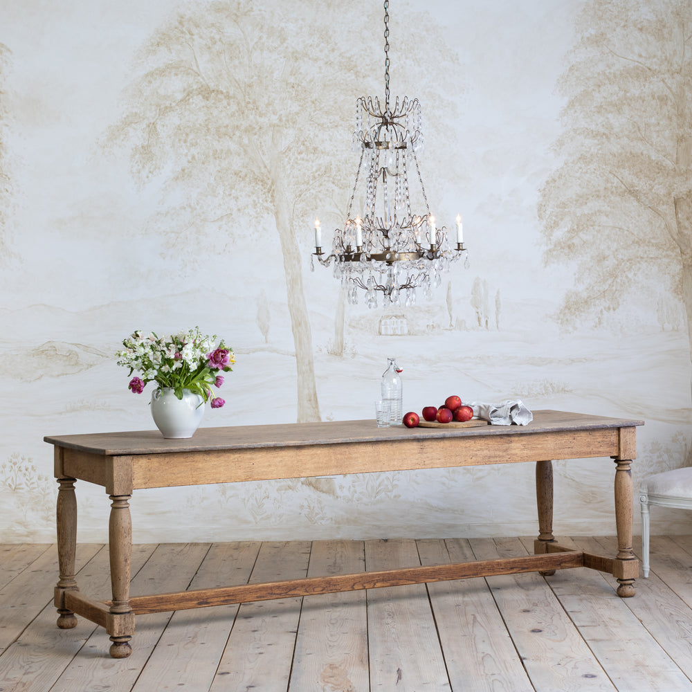 Antique Oak Refectory Dining Table
