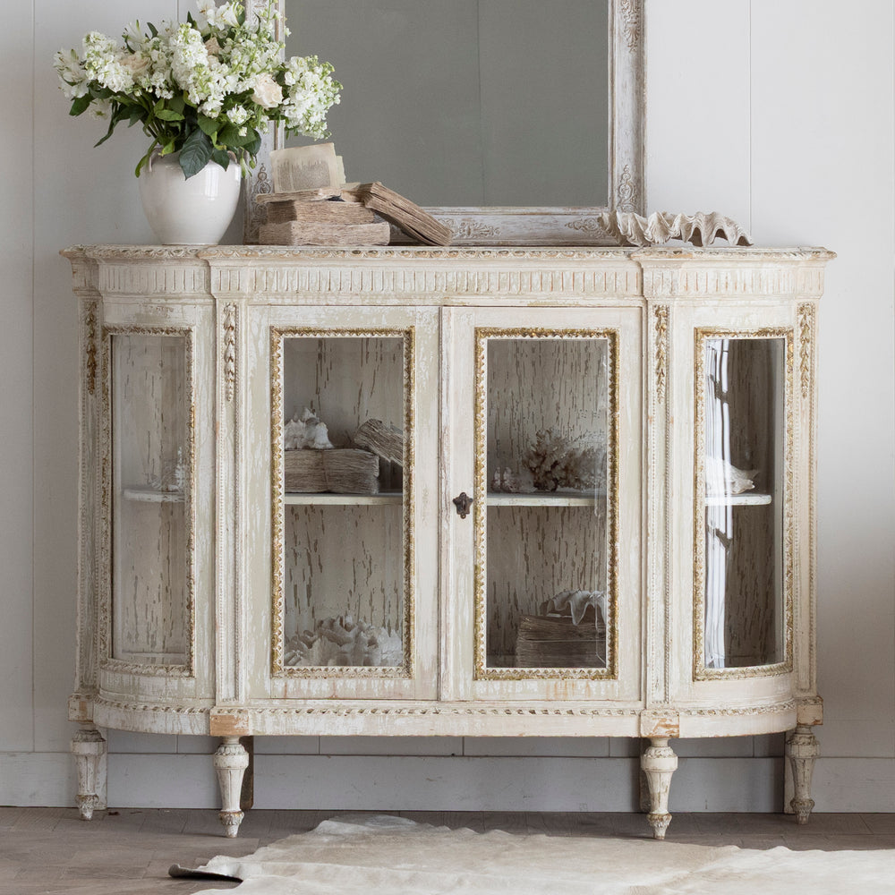 Antique Louis XVI Sideboard Vitrine