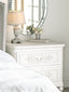 Bronte Nightstand in Weathered White Finish