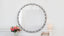 Round Eternity Mirror in Tarnished Steel Finish