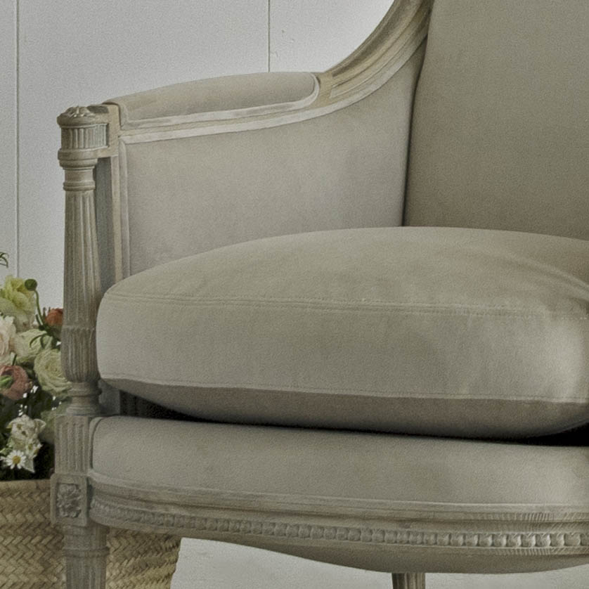 Upholstery Sample in Mocha Velvet