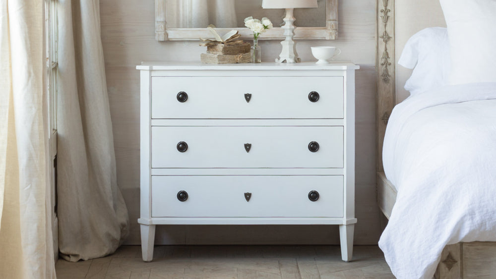 Nicolas Commode in Fleur de Sel Finish