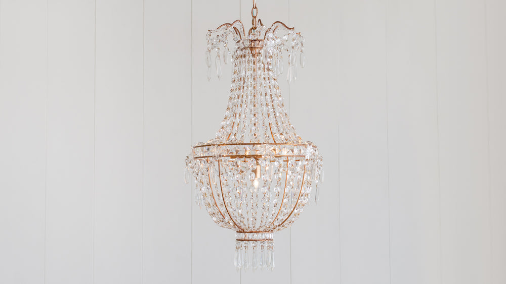 Rocca Chandelier in Champagne Gold Finish