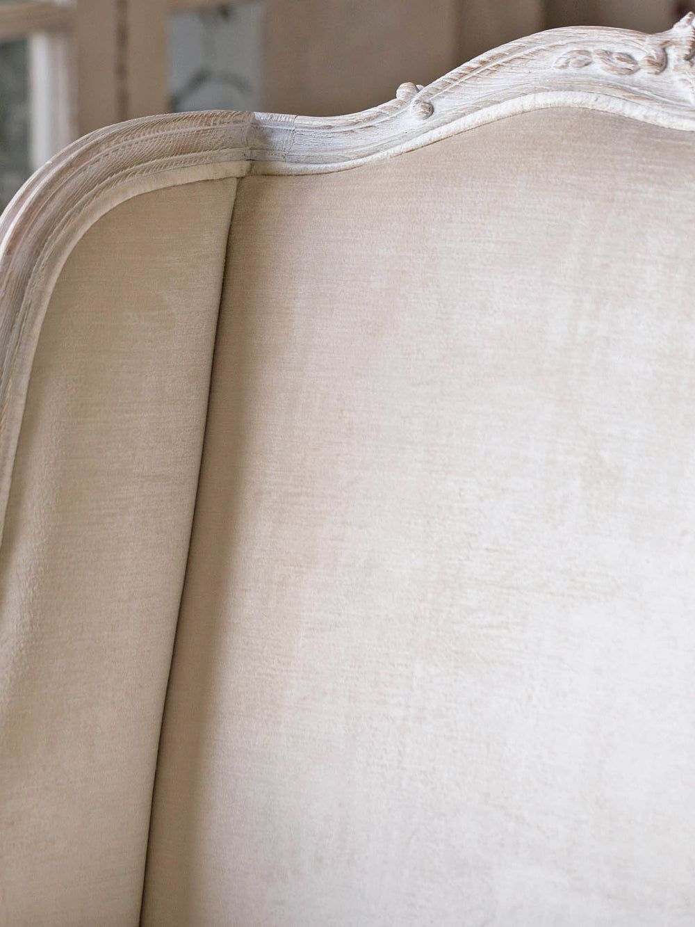 Upholstery Sample in Shell Velvet