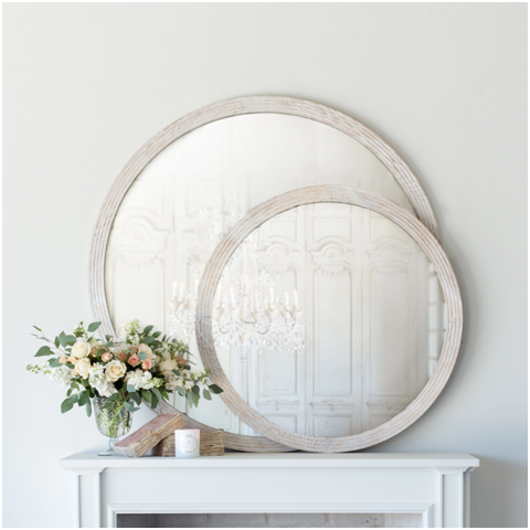 An antique style mirrors